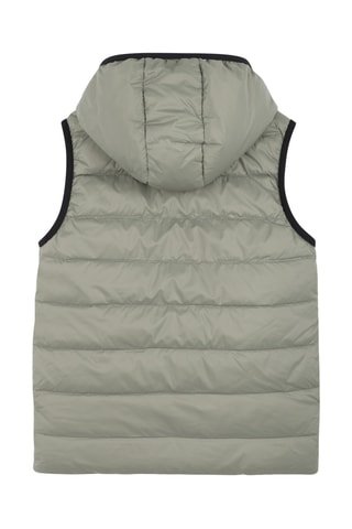 Dubbelzijdige Bodywarmer met Capuchon - Olijfgroen en Zwart- Boss