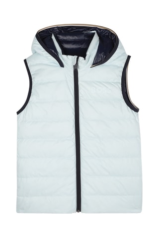 Dubbelzijdige Bodywarmer met Capuchon - Blauw - Boss