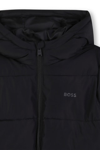 Gewatteerde Jas met Capuchon - Zwart - Boss