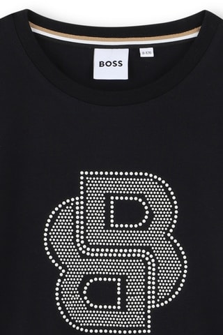 T-shirt - Zwart - Boss