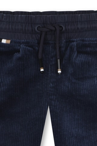 Velours Broek - Marineblauw - Boss
