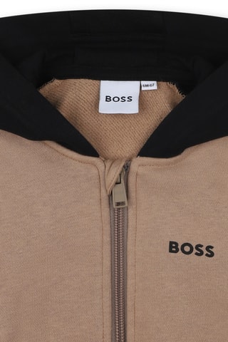 Sweater met capuchon - Bruin - Boss