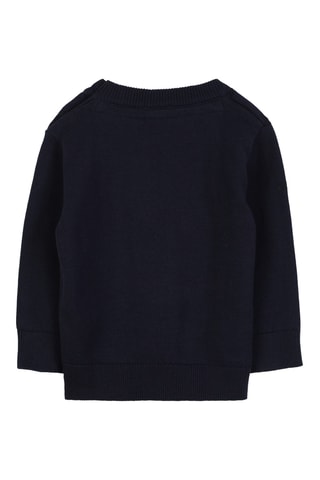 Sweater - Marineblauw - Boss