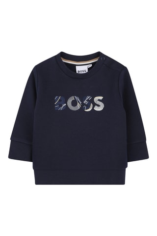 Sweater - Marineblauw - Boss