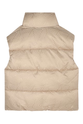 Mouwloze Gewatteerde Jas met Capuchon - Beige - DKNY