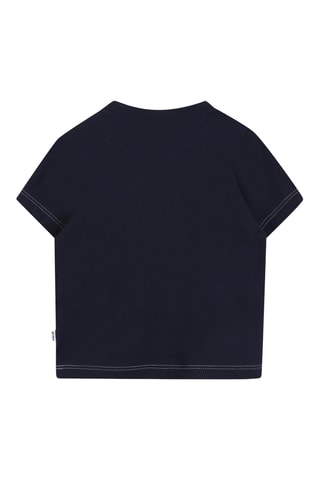 T-shirt - Marineblauw - Boss