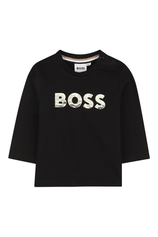 T-shirt - Zwart - Boss