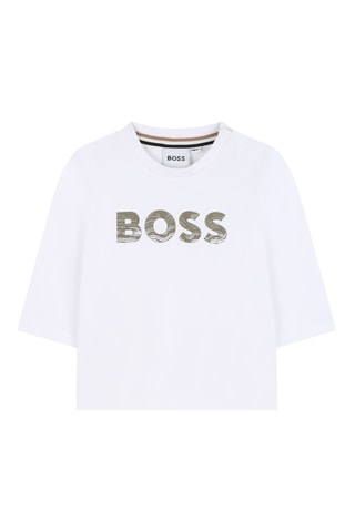 T-shirt - Wit - Boss