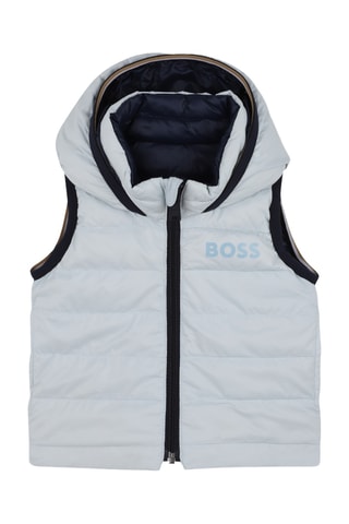Dubbelzijdige Bodywarmer met Capuchon - Blauw - Boss