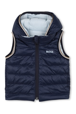 Dubbelzijdige Bodywarmer met Capuchon - Blauw - Boss