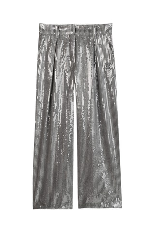 Broek - Zilverkleurig - DKNY