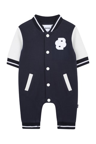 Biologisch Katoenen Jumpsuit - Nachtblauw - Boss