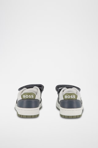 Leren Sneakers - Antraciet - Boss
