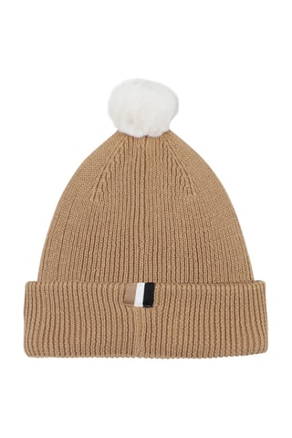 Muts met Pompon - Bruin - Boss