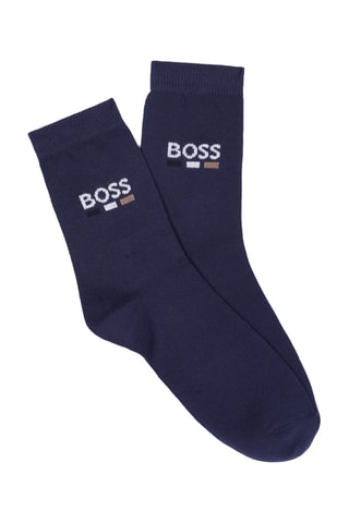 2 paar sokken - Marineblauw - Boss
