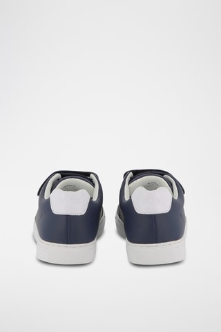 Leren Sneakers - Marineblauw - Boss