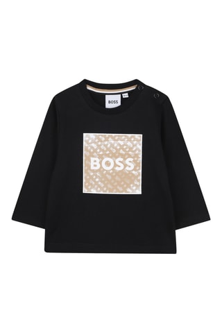 T-shirt - Zwart - Boss