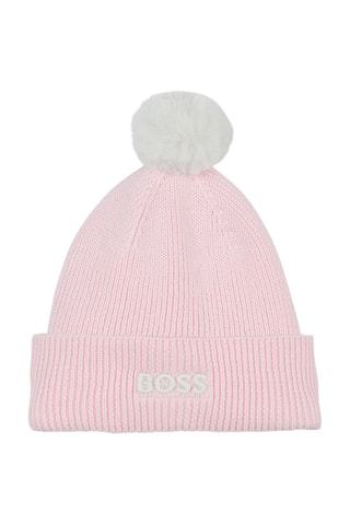 Muts met Pompon - Roze - Boss