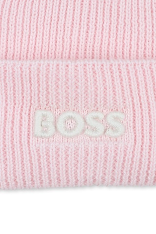 Muts met Pompon - Roze - Boss
