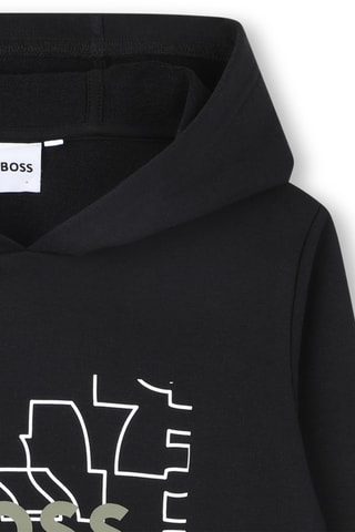 Sweater met capuchon - Zwart - Boss