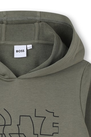 Sweater met capuchon - Kaki - Boss