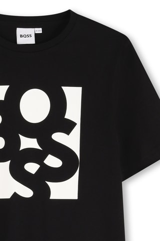T-shirt - Zwart - Boss
