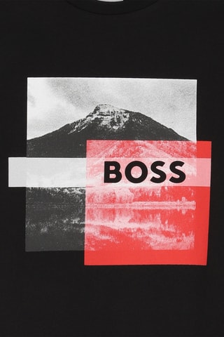 T-shirt - Zwart - Boss
