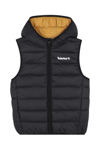 Mouwloze Gewatteerde Jas met Capuchon - Zwart - Timberland