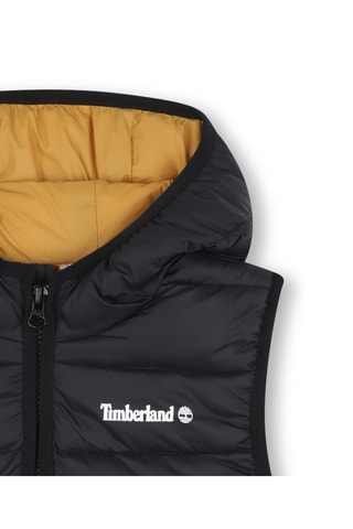Mouwloze Gewatteerde Jas met Capuchon - Zwart - Timberland