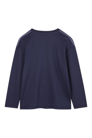 Biologisch Katoenen T-shirt Relaxed - Indigoblauw - Timberland