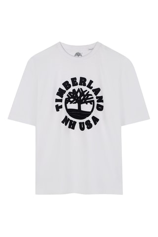 Biologisch Katoenen T-shirt Relaxed - Wit - Timberland