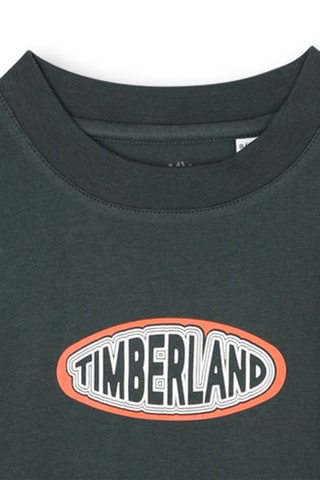 Biologisch Katoenen T-shirt Relaxed - Flessengroen - Timberland