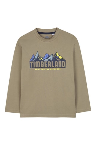 Biologisch Katoenen T-shirt Relaxed - Camel - Timberland