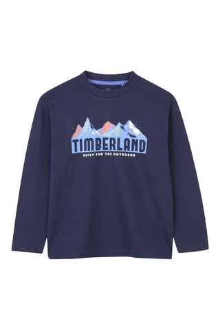 Biologisch Katoenen T-shirt Relaxed - Indigoblauw - Timberland