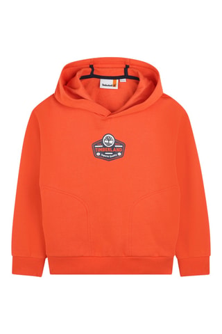 Biologisch Katoenen Sweater met Capuchon - Oranje - Timberland