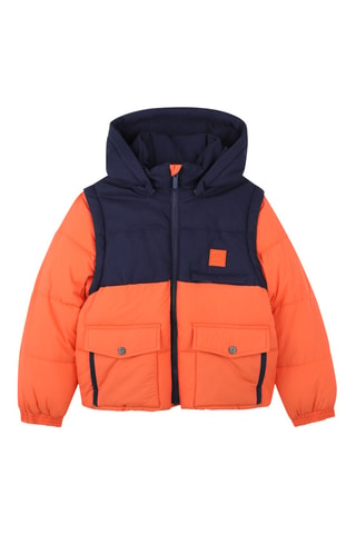 Gewatteerde Jas met Capuchon - Oranje - Timberland