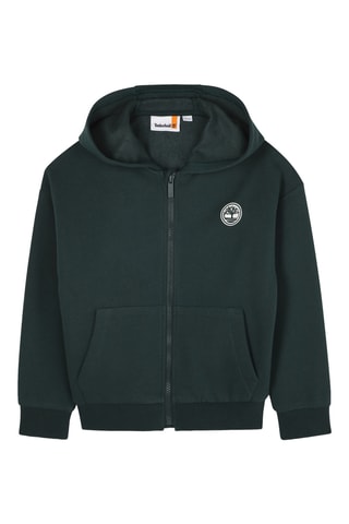 Biologisch Katoenen Sweater met Capuchon - Donkergroen Timberland