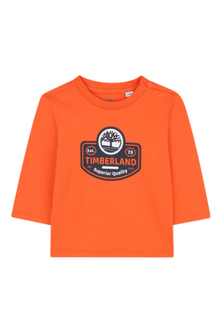 Biologisch Katoenen T-shirt - Oranje - Timberland