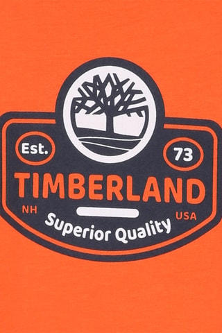 Biologisch Katoenen T-shirt - Oranje - Timberland