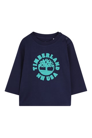 Biologisch Katoenen T-shirt - Indigoblauw - Timberland
