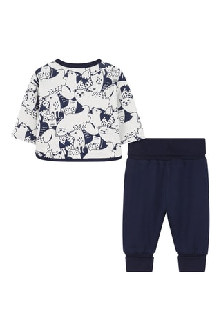 Biologisch Katoenen T-shirt en Broek - Indigoblauw - Timberland