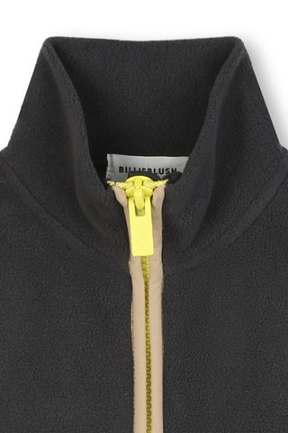 Mouwloos fleece vest - Donkergrijs - Billieblush