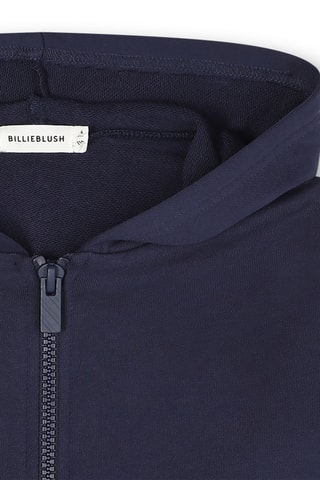 Sweater met capuchon - Indigoblauw - Billieblush