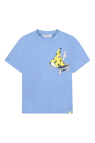 Biologisch Katoenen T-shirt - Hemelsblauw - Billieblush