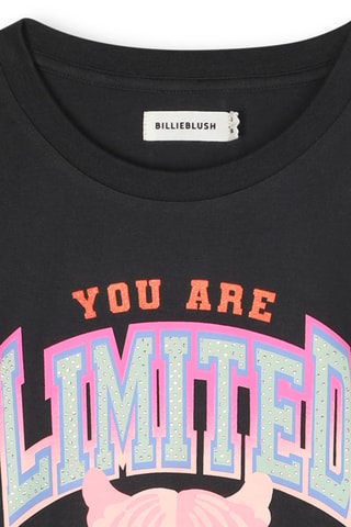 T-shirt - Zwart - Billieblush