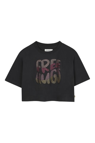 T-shirt - Zwart - Billieblush