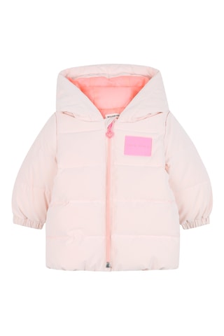 Gewatteerde Jas met Capuchon - Roze - Billieblush