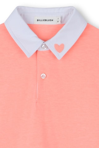 Jurk Trompe-l'œil - Zalmkleurig - Billieblush