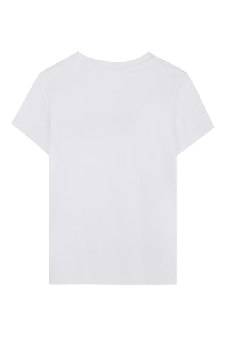 Biologisch Katoenen T-shirt - Wit - DKNY