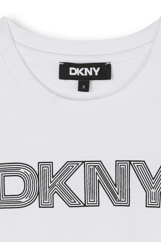 Biologisch Katoenen T-shirt - Wit - DKNY